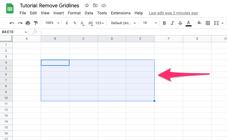 How To Remove Gridlines In Google Sheets Ultimate Guide 