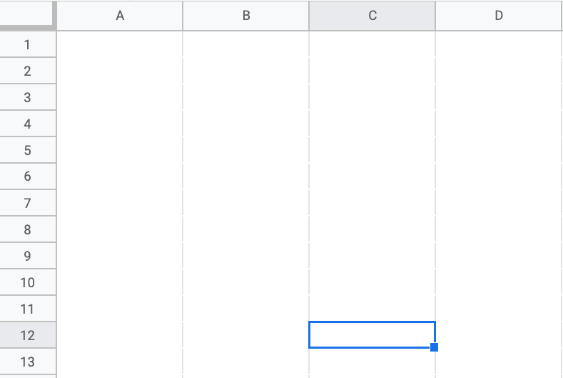 The screenshot shows the final effect of removing horizontal lines in our worksheet