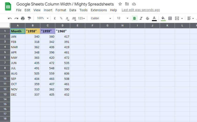 How To Resize All Columns In Google Sheets