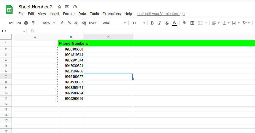 final result of Link to Another Spreadsheet Using the HYPERLINK Method