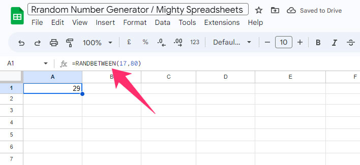 Generate A Random Number That Fits Between Two Numbers